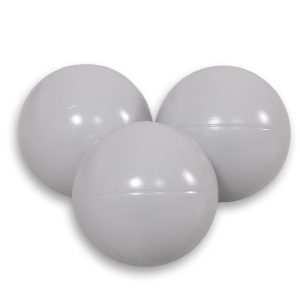 Plastic balls for the dry pool 50pcs - light gray