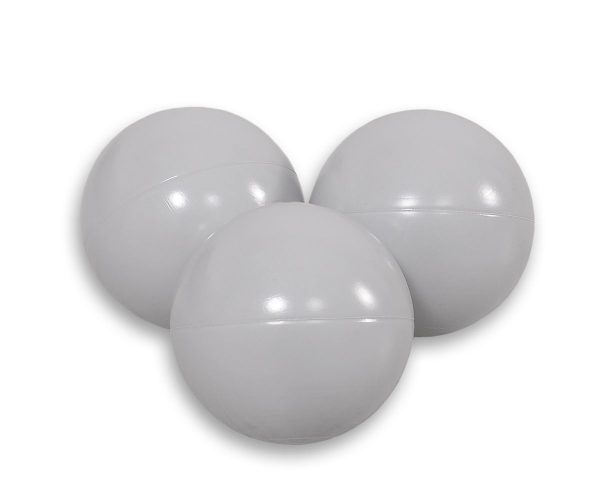 Plastic balls for the dry pool 50pcs - light gray