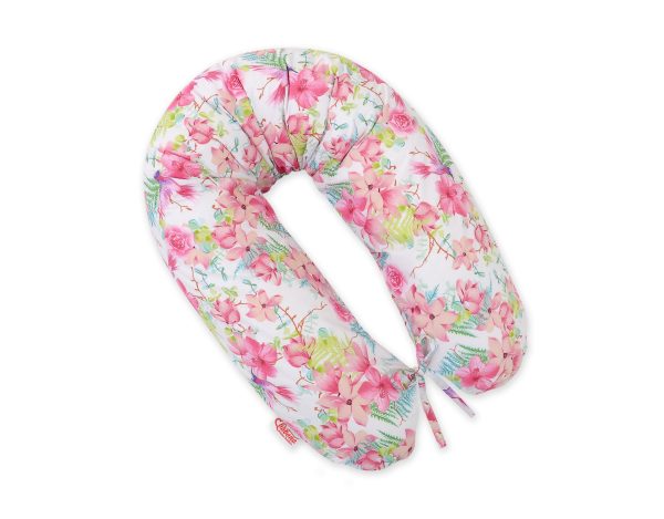 Multifunctional pregnancy pillow Longer - hummingbirds in flowers