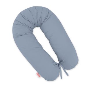 Pregnancy pillow- Longer, removable pillowcase - Pastel blue