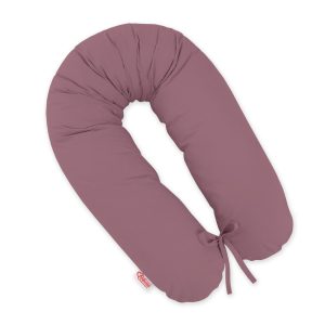 Pregnancy pillow- Longer, removable pillowcase - Pastel violet