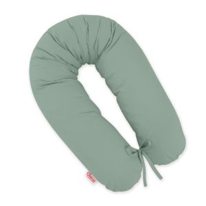 Pregnancy pillow- Longer, removable pillowcase - Pastel green