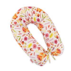 Pregnancy pillow- Longer- fox in a wreath