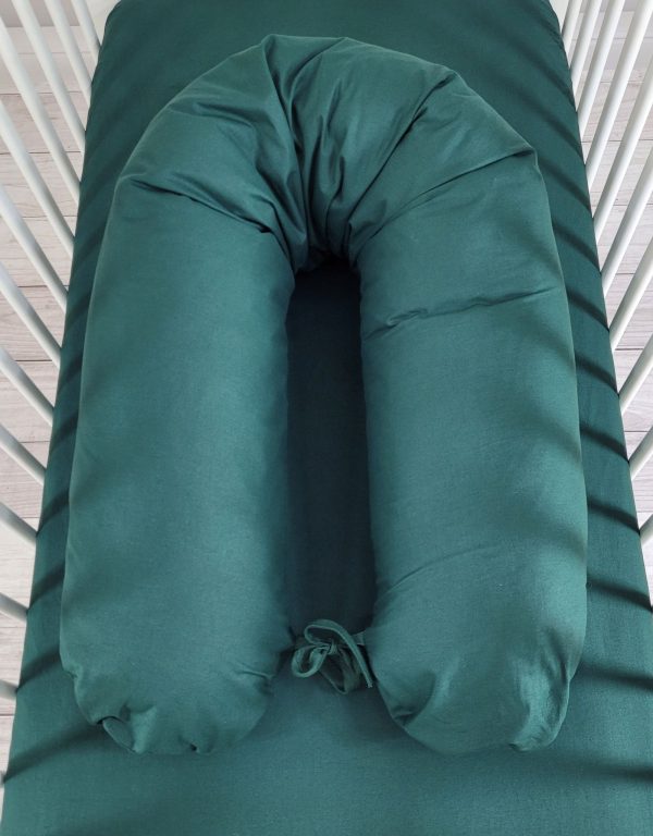 Pregnancy pillow- Longer- bottle green - Image 4