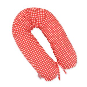 Multifunctional pregnancy pillow Longer - red checkered