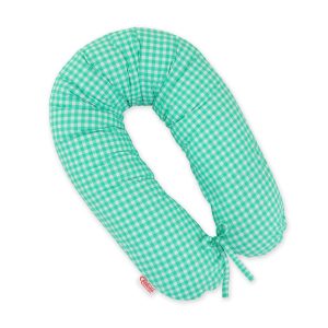 Multifunctional pregnancy pillow Longer - Mint checkered