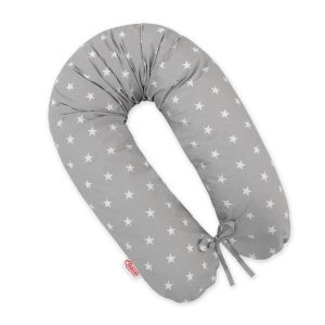 Multifunctional pregnancy pillow Longer - Grey Stars