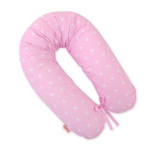 Multifunctional pregnancy pillow Longer- Pink stars