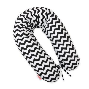Multifunctional pregnancy pillow Longer - Chevron black