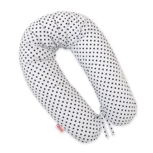 Multifunctional pregnancy pillow Longer - black dots