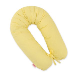 Pregnancy pillow- Longer- Yellow strips