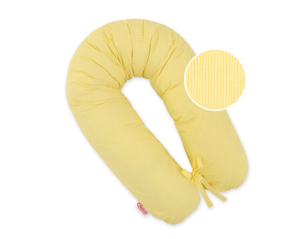 Pregnancy pillow- Longer- Yellow strips - Image 4