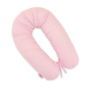 Pregnancy pillow- Longer- Pink strips