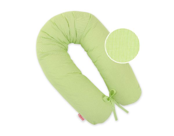 Pregnancy pillow- Longer- Green strips - Image 4