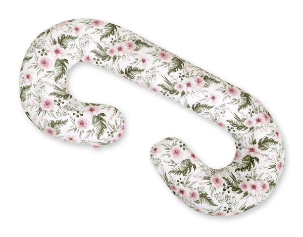 Maternity Support Pillow C - peony flower pink - Image 2