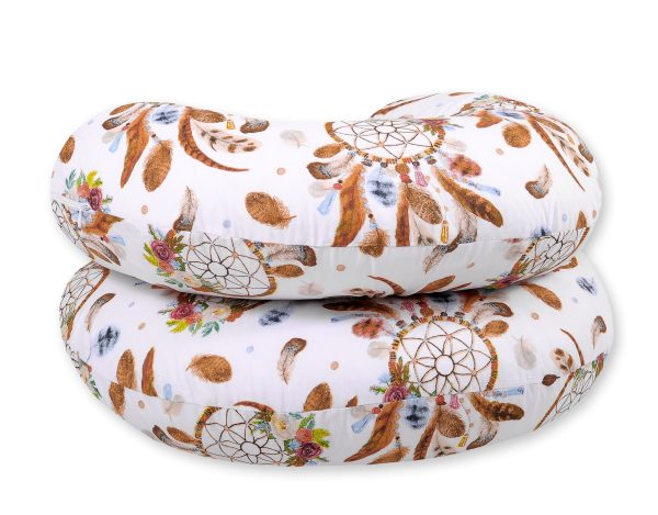 Maternity Support Pillow C - dream catchers white - Image 3