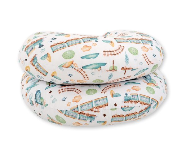 Maternity Support Pillow C - turquoise train - Image 3