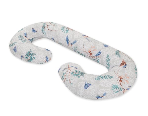 Maternity Support Pillow C - Blue birds
