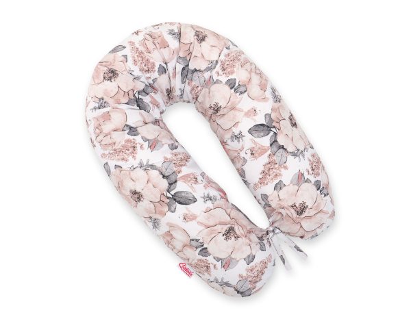 Multifunctional pregnancy pillow Longer - sepia roses
