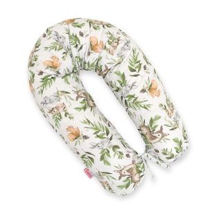 Multifunctional pregnancy pillow Longer - woodland green