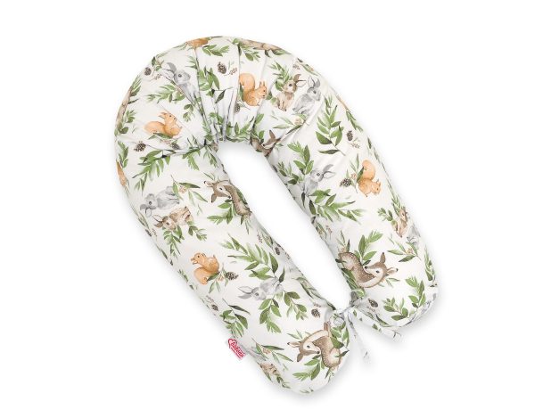 Multifunctional pregnancy pillow Longer - woodland green