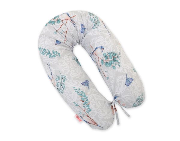 Multifunctional pregnancy pillow Longer - blue birds