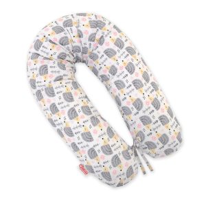 Multifunctional pregnancy pillow Longer - hedgehogs grey