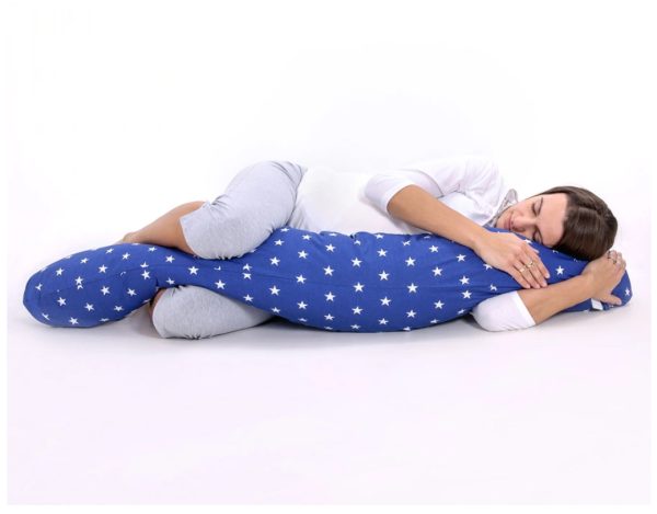 Multifunctional pregnancy pillow Longer - Owls blue - Image 4