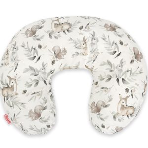 Feeding pillow - Woodland olive
