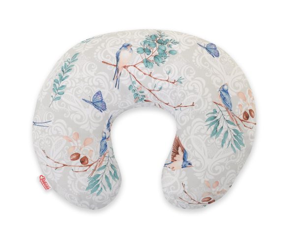 Feeding pillow - blue birds