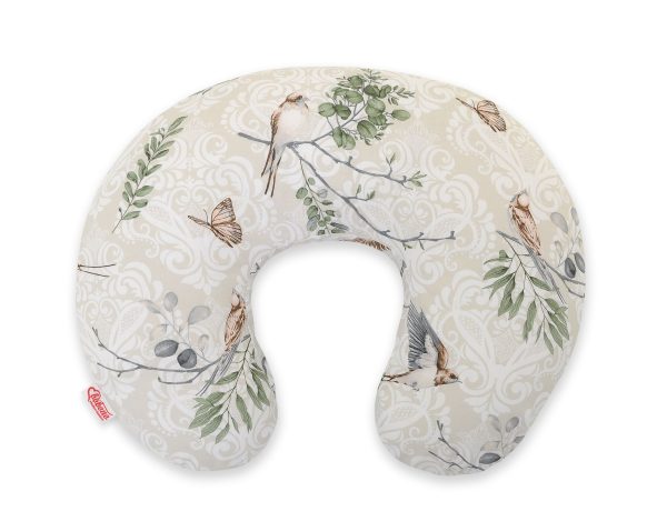Feeding pillow - brown birds