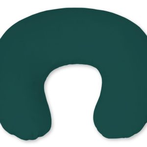 Breastfeeding Pillow Nursing Croissant Pillow, removable, Hands-Free Feeding- bottle green