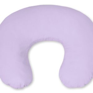 Breastfeeding Pillow Nursing Croissant Pillow, removable, Hands-Free Feeding- lilac