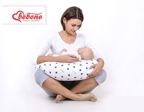 Breastfeeding Pillow Nursing Croissant Pillow, removable, Hands-Free Feeding- bear pink - Image 5