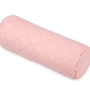 Decorative roller pillow - pastel pink