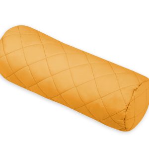 Decorative roller pillow - honey yellow