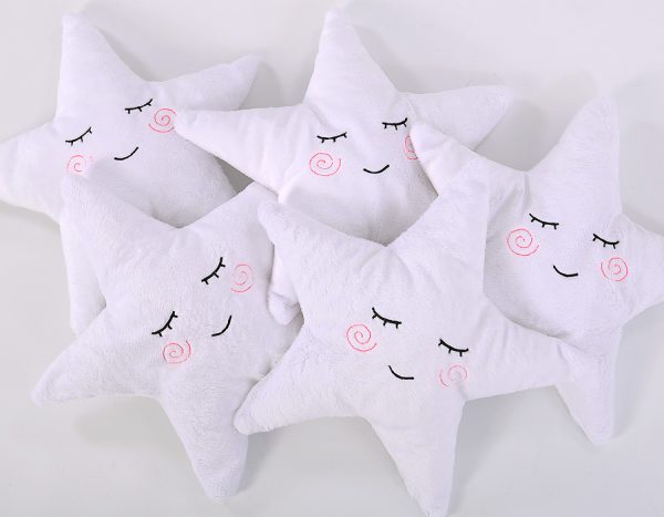Pillow LITTLE STAR with rattle- white - Image 2