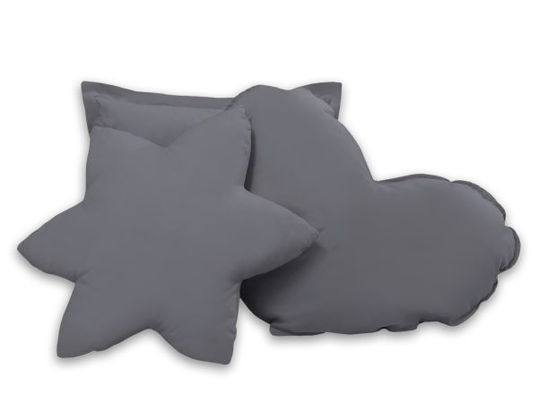 Teepee tent for kids + playmat + pillows + decorative feathers - anthracite - Image 7