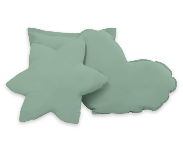 Teepee tent for kids + playmat + pillows + decorative feathers - pastel green - Image 7