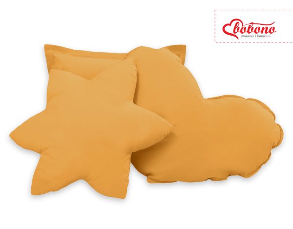 3pcs pillow set - honey yellow - Image 2