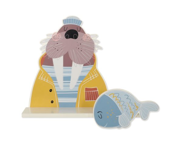 Shelf for children's rooms - Walrus