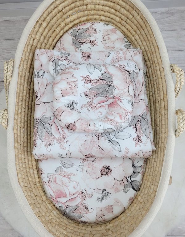 Duvet with pillow Teddy - 2pcs set - sepia roses - Image 7