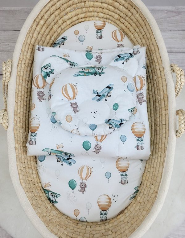 Duvet with pillow Teddy - 2pcs set -  sky adventure - Image 4