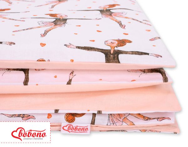 Baby cotton bedding set 2-pcs 135x100 cm - ballerinas pink - Image 3