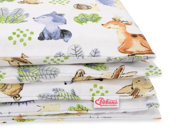 Baby cotton bedding set 2-pcs 120x90 cm- Forest Adventure - Image 3
