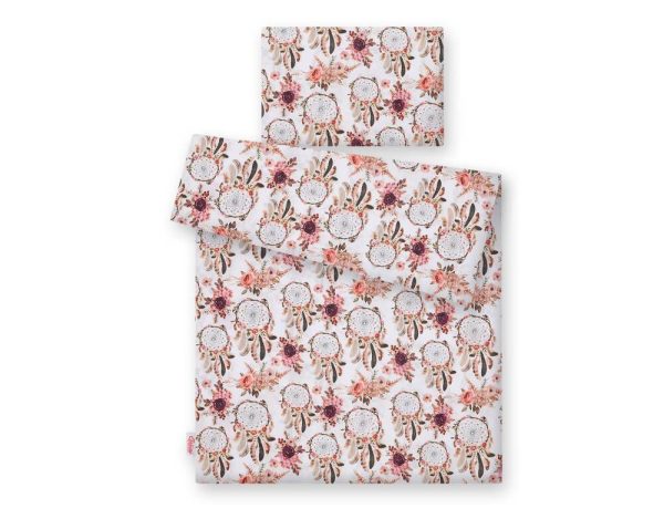 Baby cotton bedding set 2-pcs 120x90 cm- flower dream catchers - Image 2