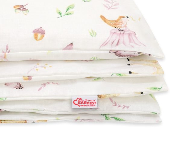 Baby cotton bedding set 2-pcs 135x100 cm - forest softness - Image 3