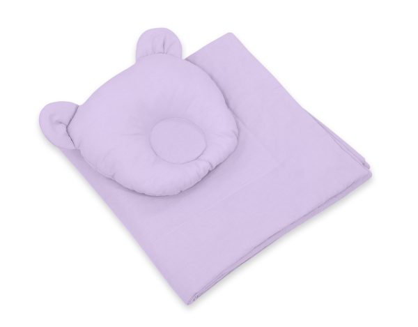 Duvet with pillow - 2pcs set - lila