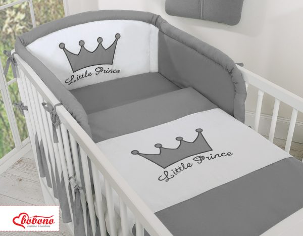 Bedding set 3pcs- Little Prince/Princess anthracite - Image 5