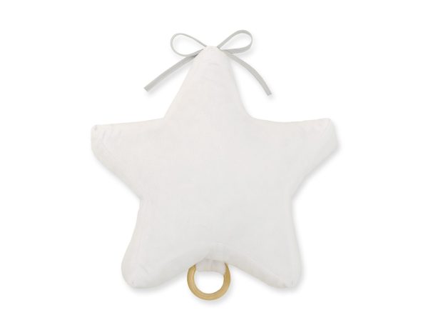 Baby music box star - white